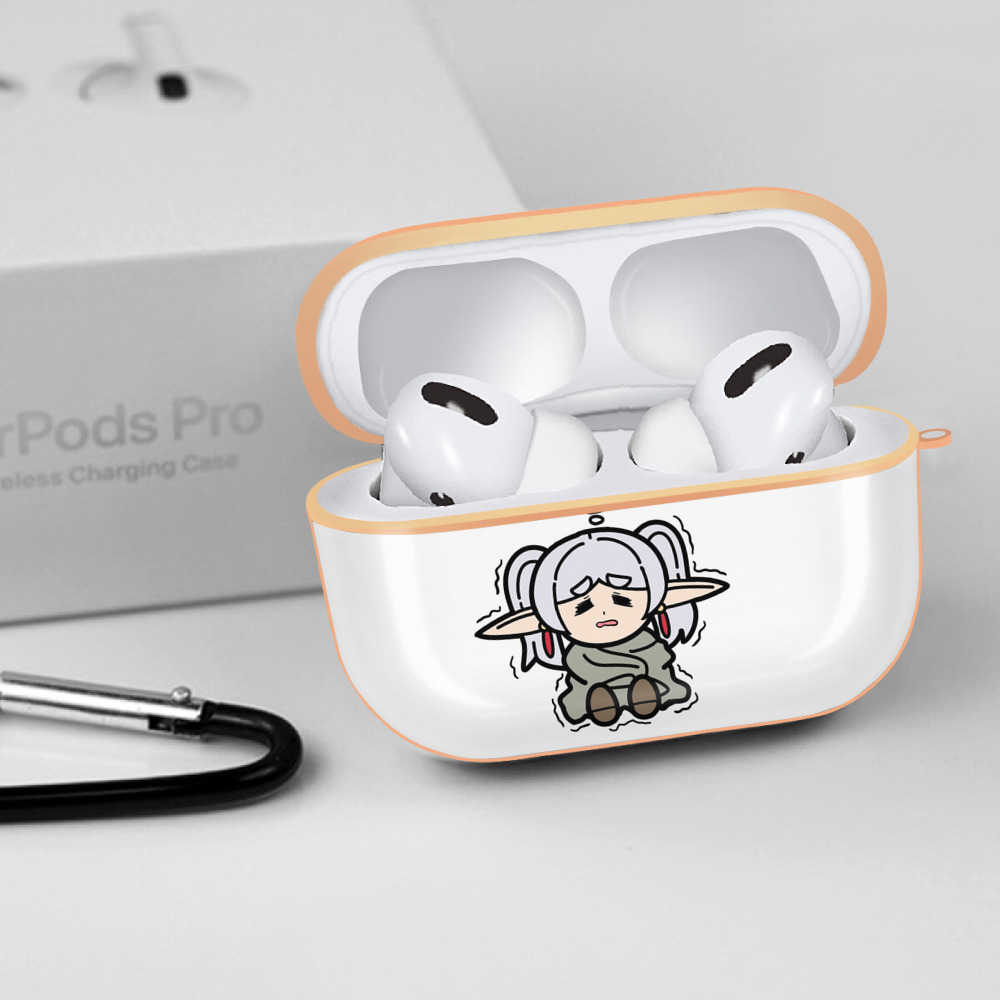葬送のフリーレン Frieren 【AirPods Pro用】ハードシェル保護ケース｜耐衝撃・防指紋・カラビナ付き商品仕様