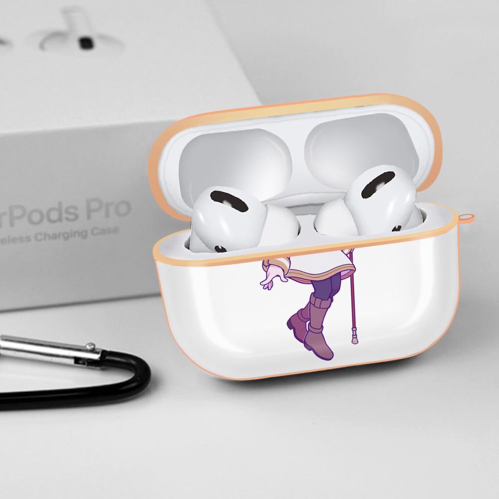 葬送のフリーレン Frieren 【AirPods Pro用】ハードシェル保護ケース｜耐衝撃・防指紋・カラビナ付き商品仕様
