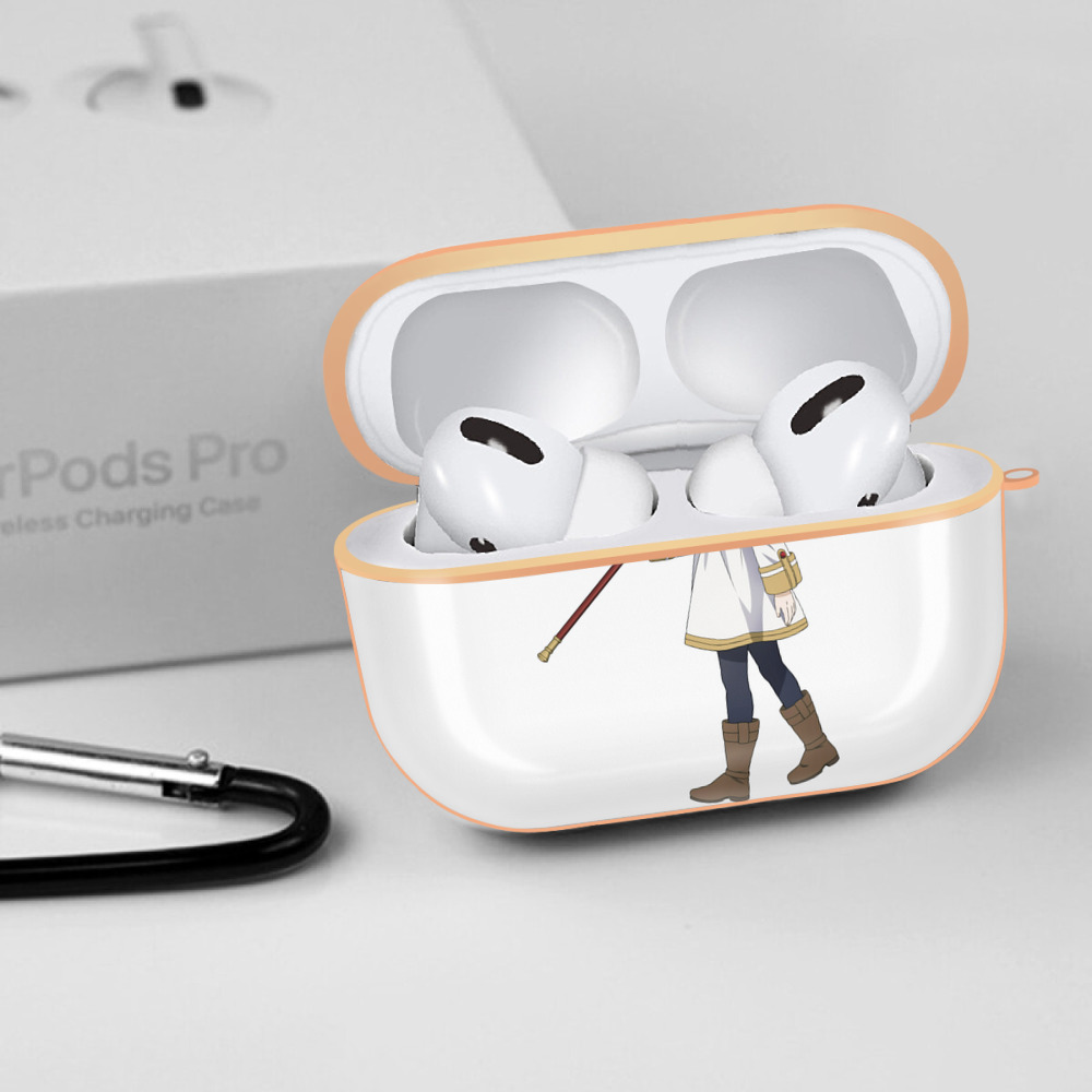 葬送のフリーレン Frieren 【AirPods Pro用】ハードシェル保護ケース｜耐衝撃・防指紋・カラビナ付き商品仕様