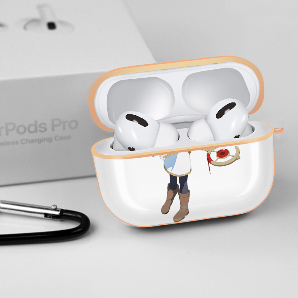 葬送のフリーレン Frieren 【AirPods Pro用】ハードシェル保護ケース｜耐衝撃・防指紋・カラビナ付き商品仕様