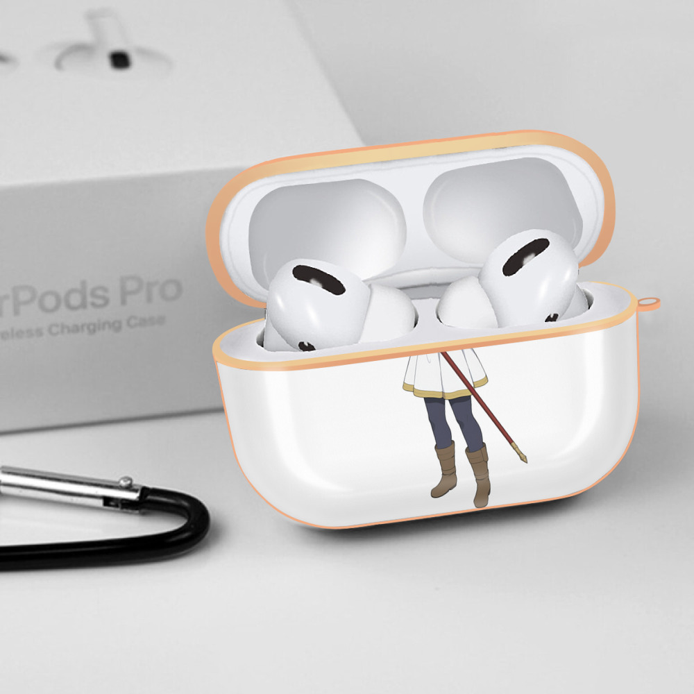 葬送のフリーレン Frieren 【AirPods Pro用】ハードシェル保護ケース｜耐衝撃・防指紋・カラビナ付き商品仕様