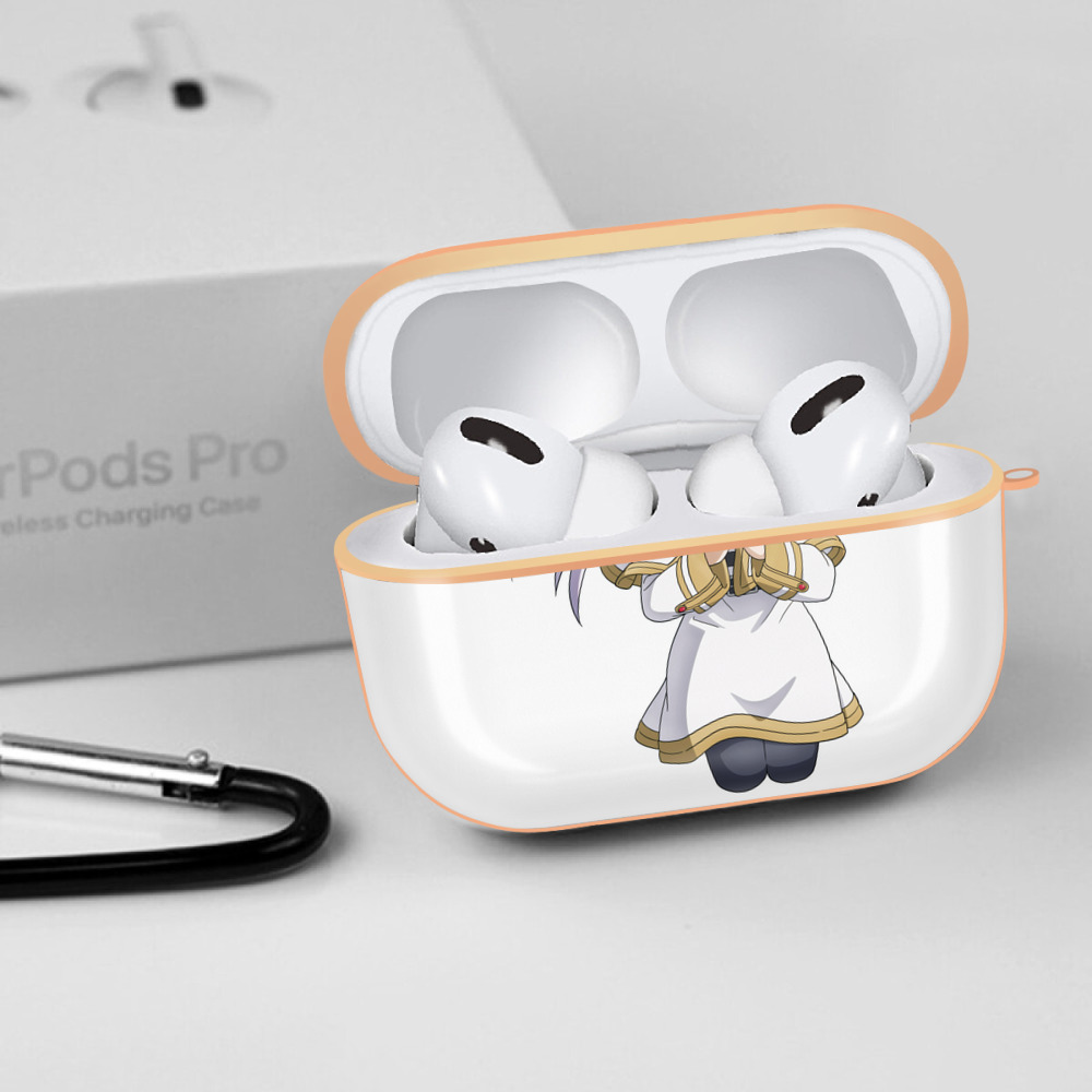 葬送のフリーレン Frieren 【AirPods Pro用】ハードシェル保護ケース｜耐衝撃・防指紋・カラビナ付き商品仕様