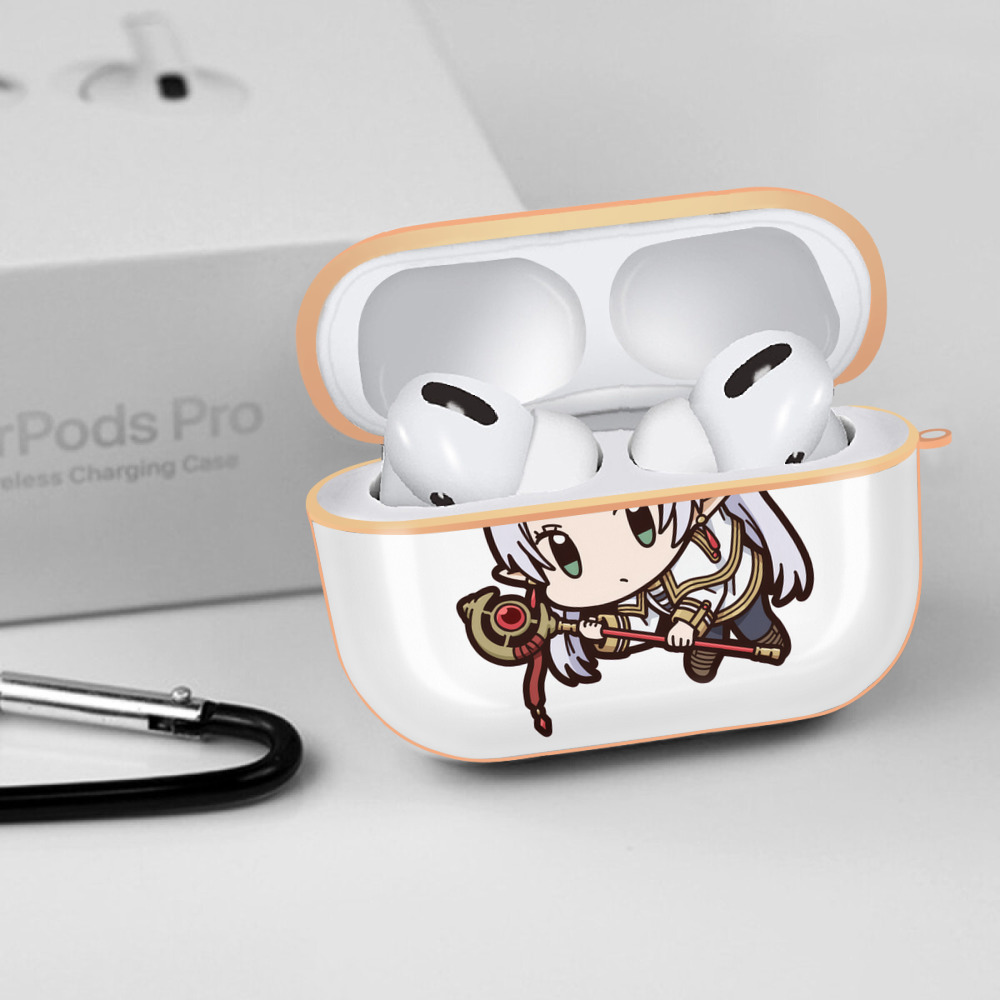 葬送のフリーレン Frieren 【AirPods Pro用】ハードシェル保護ケース｜耐衝撃・防指紋・カラビナ付き商品仕様