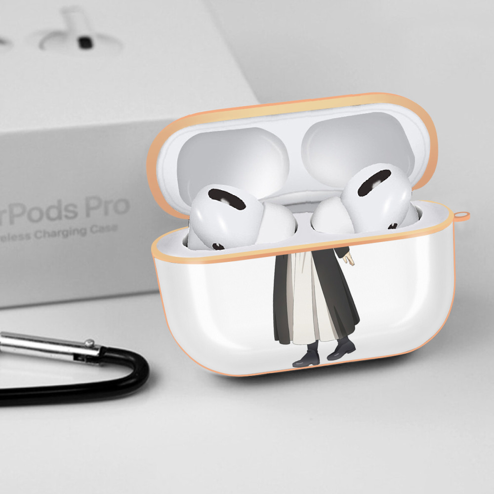 葬送のフリーレン Frieren 【AirPods Pro用】ハードシェル保護ケース｜耐衝撃・防指紋・カラビナ付き商品仕様