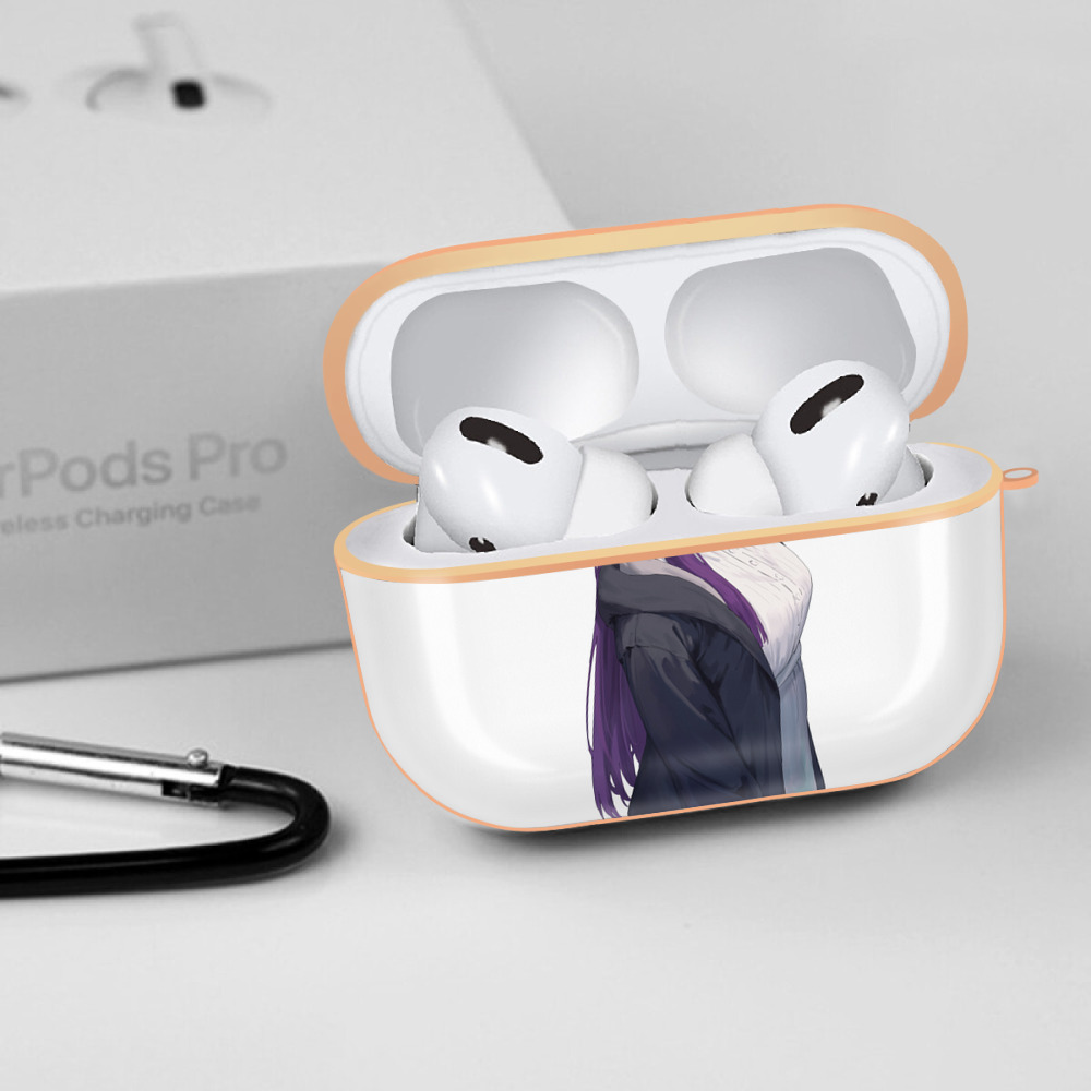葬送のフリーレン Frieren 【AirPods Pro用】ハードシェル保護ケース｜耐衝撃・防指紋・カラビナ付き商品仕様