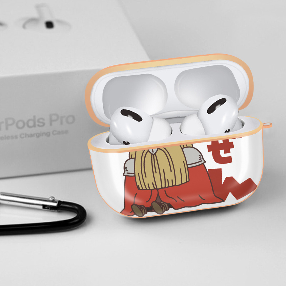 葬送のフリーレン Frieren 【AirPods Pro用】ハードシェル保護ケース｜耐衝撃・防指紋・カラビナ付き商品仕様