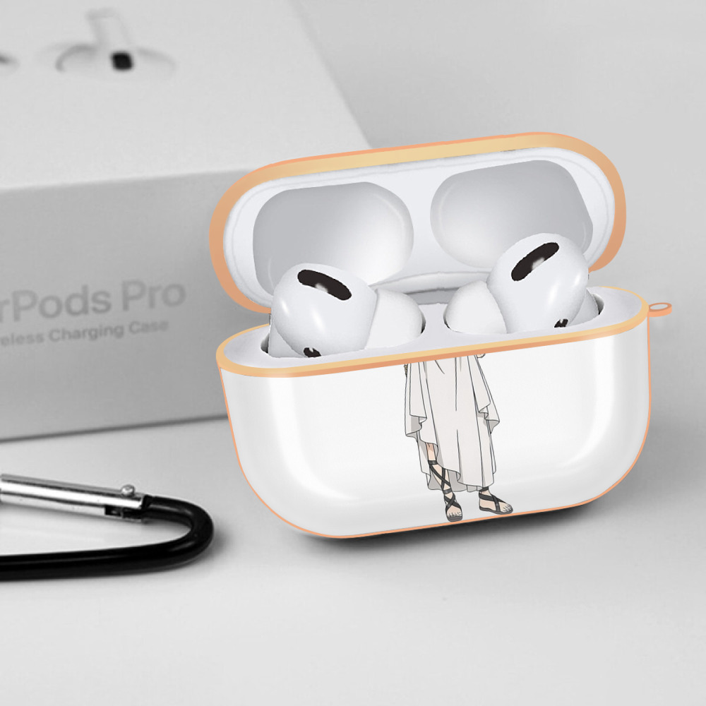 葬送のフリーレン Frieren 【AirPods Pro用】ハードシェル保護ケース｜耐衝撃・防指紋・カラビナ付き商品仕様