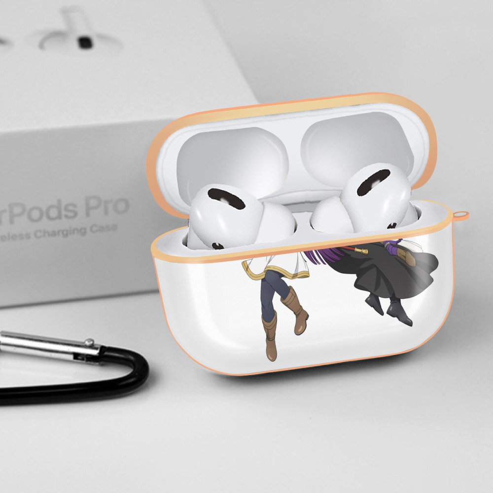 葬送のフリーレン Frieren 【AirPods Pro用】ハードシェル保護ケース｜耐衝撃・防指紋・カラビナ付き商品仕様